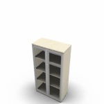 szafa z witryną szklaną TS415