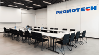 FOTORELACJA Z WYPOSAŻENIA SALI KONFERENCYJNEJ W PROMOTECH
